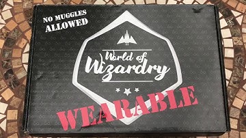 Harry Potter World of Wizardry WEARABLE Subscription Box Unboxing June 2017