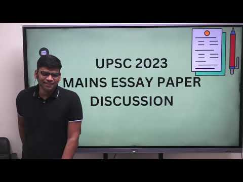 UPSC CSE MAINS 2023 | ESSAY Paper Discussion | Peeyush Sir |