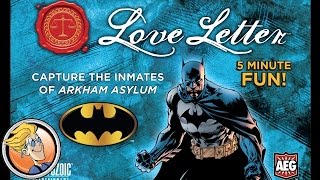 Love Letter: Batman overview — BGG.CON 2014