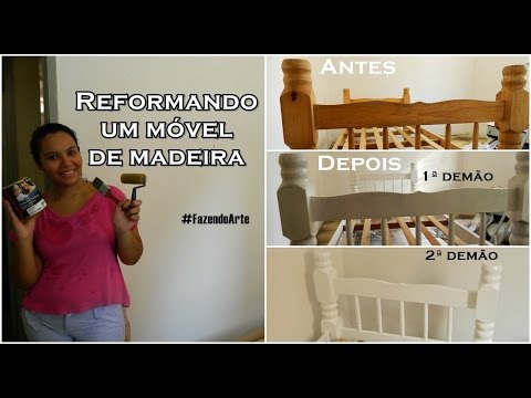 Vídeo: Como Pintar Uma Cama De Bebê De Madeira