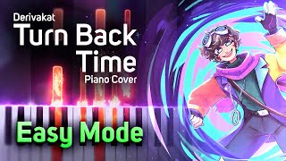 Derivakat - Turn Back Time - Easy Piano Tutorial