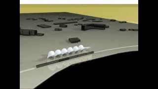 Train station in As Xubias (Galicia, Spain)