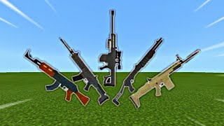 MCPE || MINECRAFT GUNS! [MODS/ADDON] screenshot 4