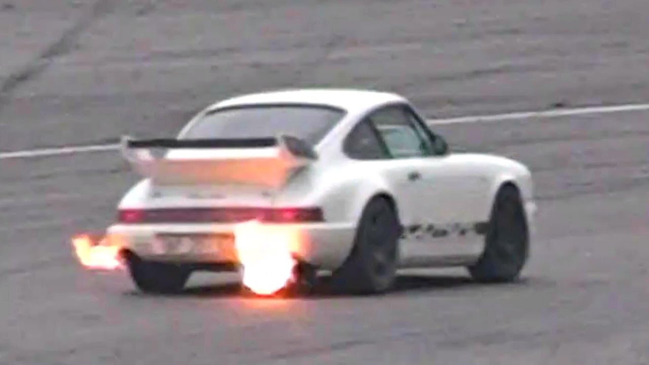 Porsche 964 Carrera RS Shooting Flames!!  Doovi