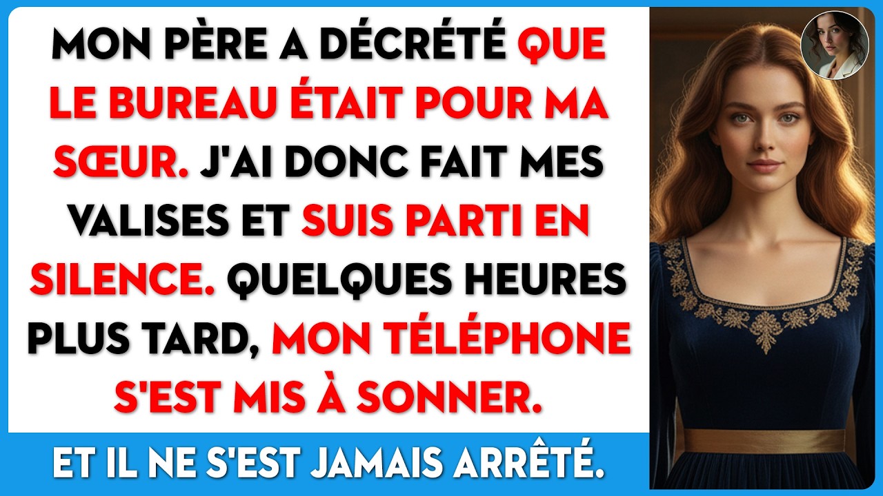 Mes parents ont pris le bureau de ma sœur. J'ai déménagé et elle m'appelle sans arrêt.