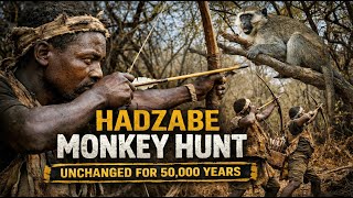 Discover the Hadzabe Tribe MONKEY Hunt to survive (Unchanged for 50,000 years)