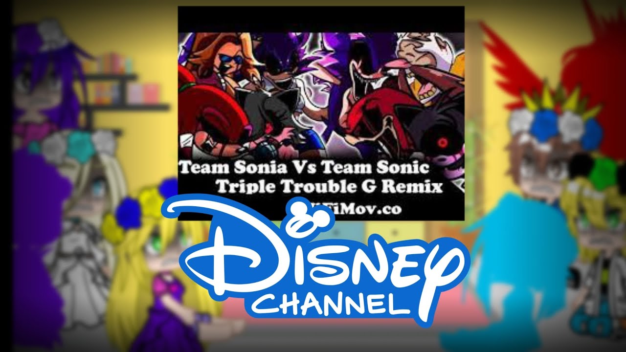Disney + 2 villanos reaccionan a sonia.exe vs sonic.exe reembor parte 2 de 3