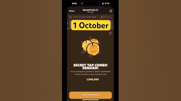 MemeFi secret code today 1 October | MemeFi coin secret tap codes today | #memefi #crypto #code