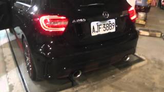 極緻排氣管 Exquisite 104 10 10 BENZ A250 低沉尾桶洞實+遙控閥門