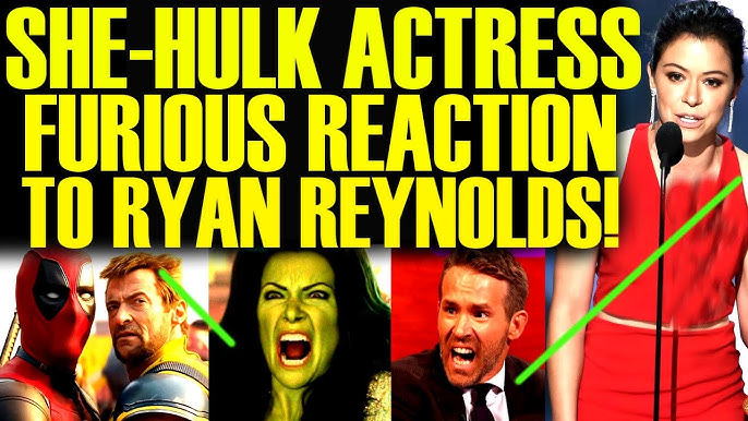 SHE-HULK ACTRESS FREAKS OUT WITH RYAN REYNOLDS AFTER DEADPOOL & WOLVERINE  BOX OFFICE BLOWS UP! - YouTube