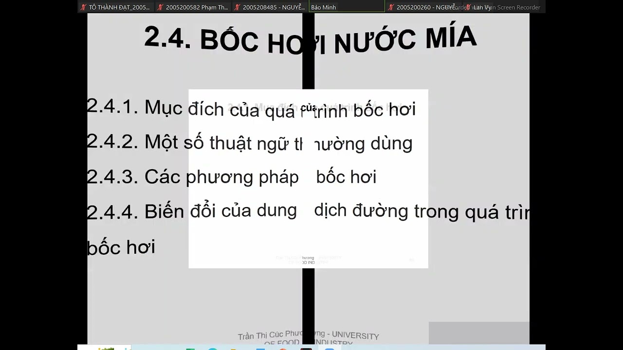 ĐƯỜNG BUỔI 4 Cô đặc kết tinh