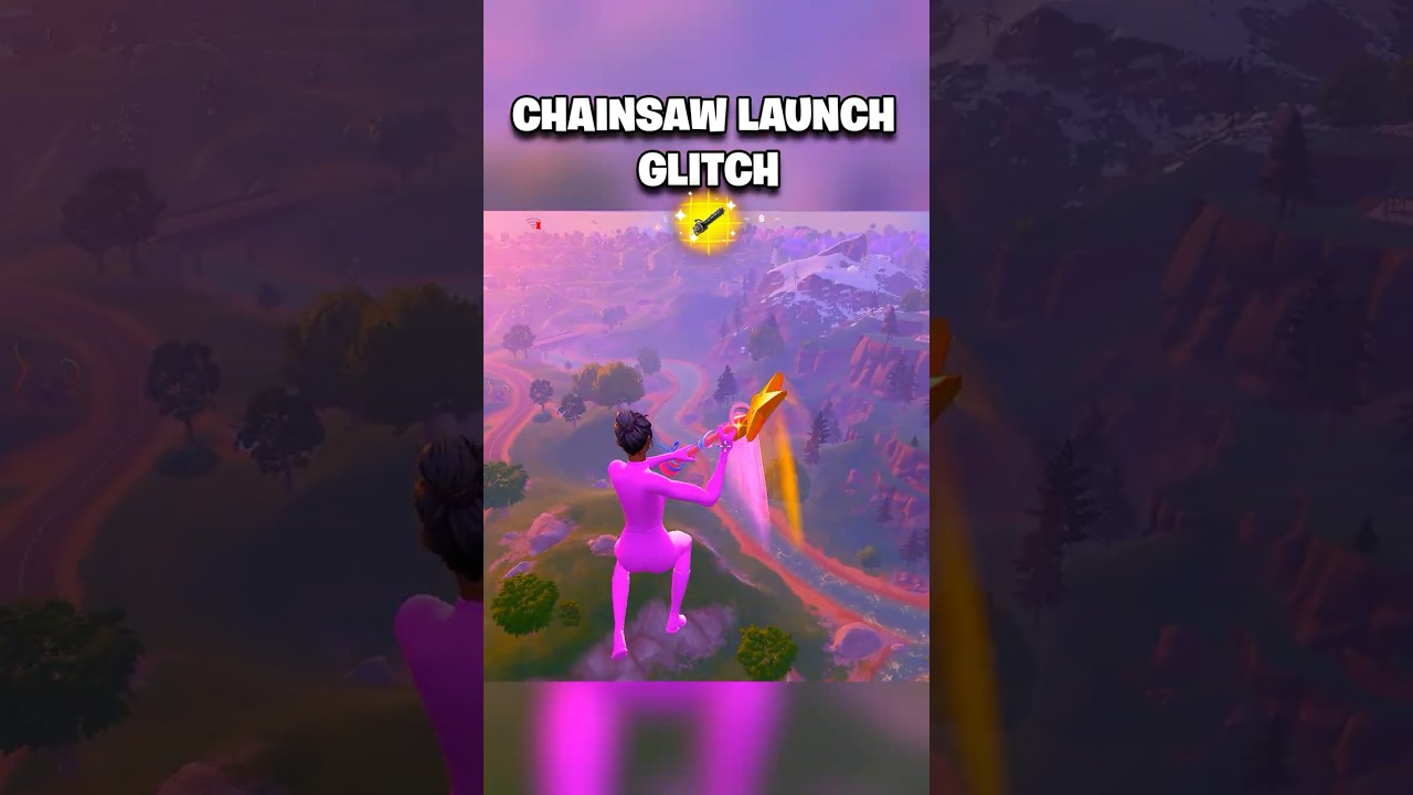 CHAINSAW LAUNCH TECH GLITCH in Fortnite Season 4💀 (Chapter 6)  