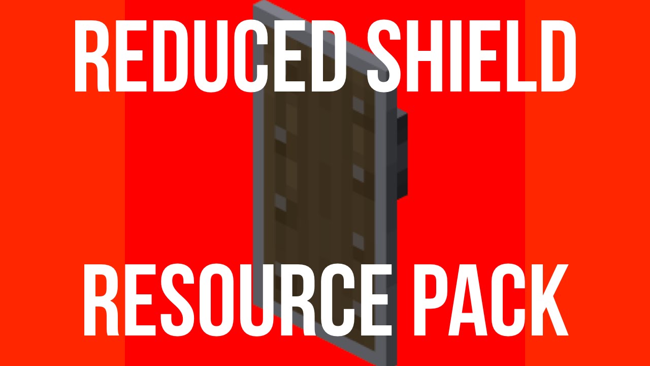 Reduced Shields Resource Pack Declutter Your Screen in 1.9! YouTube