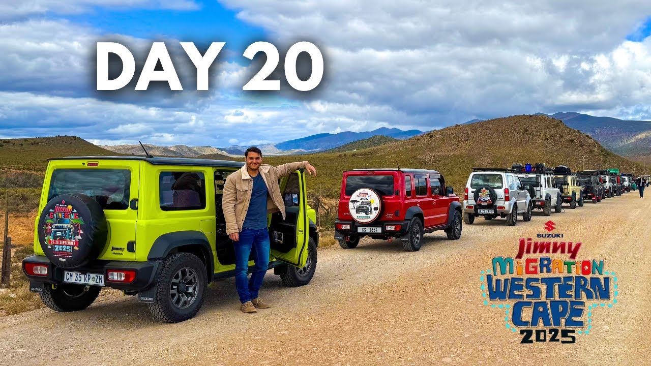 Присоединяйтесь к миграции Suzuki Jimny в Западном Кейпе! Путешествие из Л'Агульяса, Южная Африка 🇿🇦
