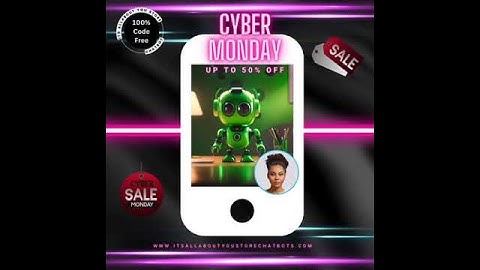 🛒🛍️💁🏽‍♂️Simplify Your Cyber Monday Shopping Experience with Its All About You Store Chatbots!