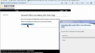 How to Connect Install and Join a Microsoft Live Meeting