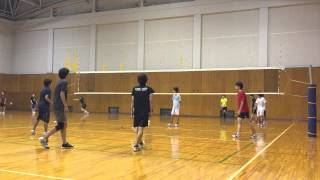 20150916 練習試合 一番☆ vs 大教二部 set5