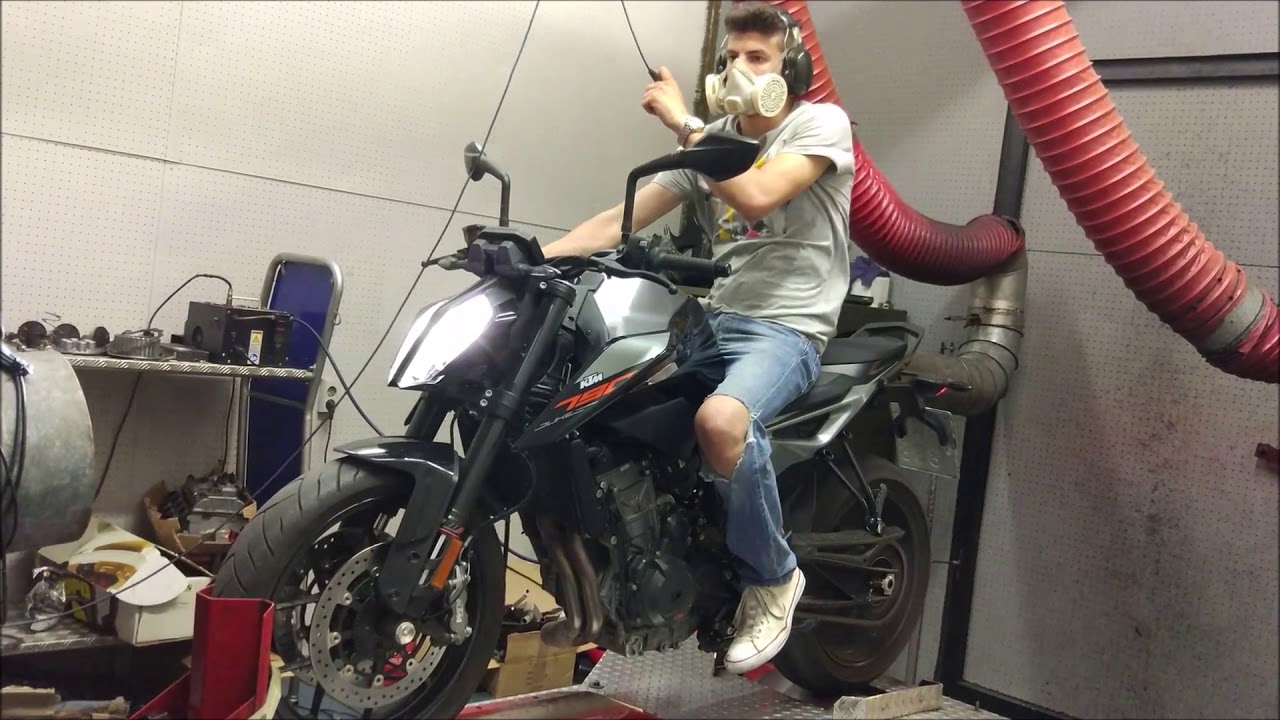 The 2018 KTM 790 Duke on the Dyno YouTube