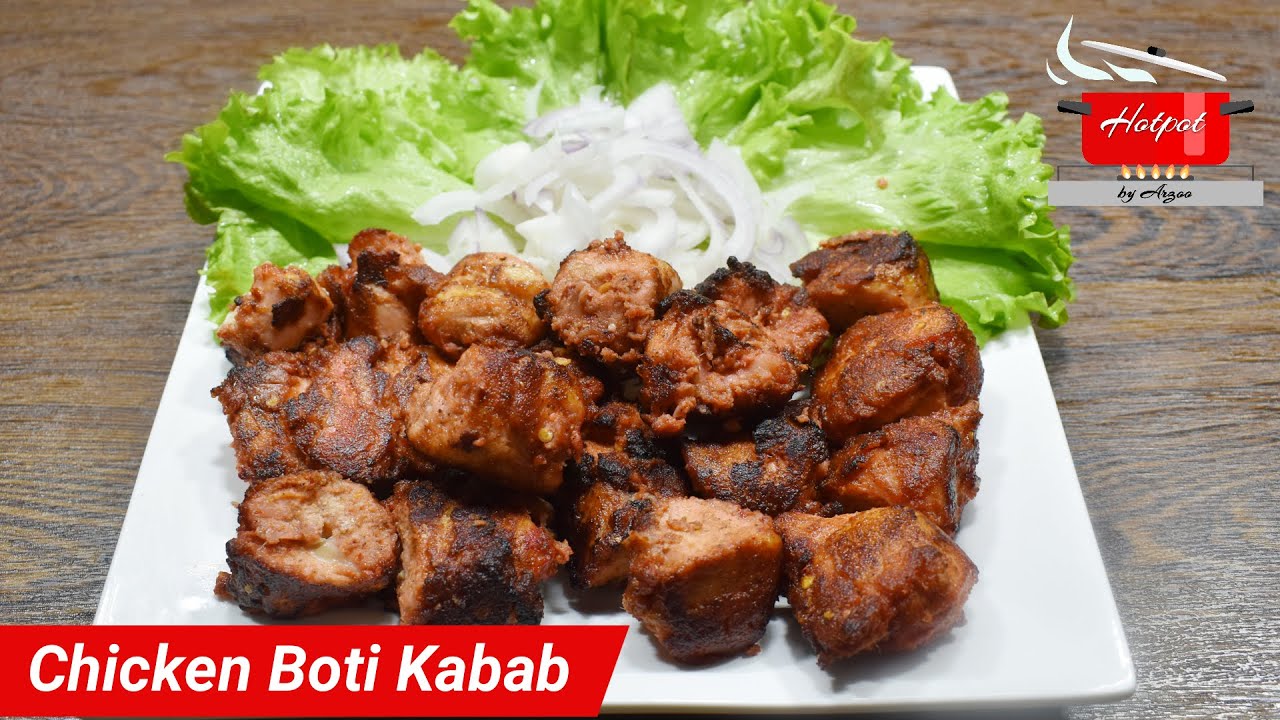 Chicken Boti Kabab Recipe | Hotpot by Arzoo - YouTube