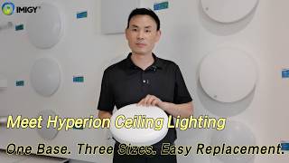 One Base. Three Sizes. Easy Replacement. Meet Hyperion！