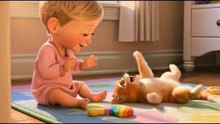 Playful Kitten 🐱🧸 | @BoboBuKids  | Indoor Playtime &amp; Sweet Dreams