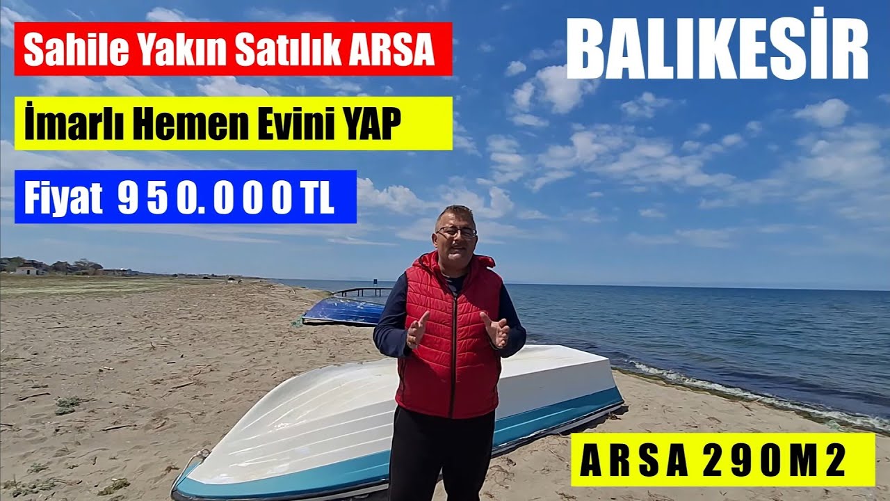 Balıkesir Denize Yakın Satılık Arsa 2 Kat imarlı 950.000 TL