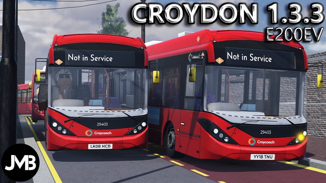 [NEW!] Testing out the new update with E200EV | 130 to Norwood Junction EXTENSION | Croydon 1.3.3