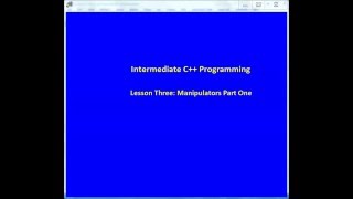 CPlusPlus Lesson 3