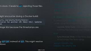 Fixing Docker Build Issues Due to apt update on Ubuntu 18.04
