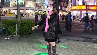 1110120小妃妃在文化A點街藝演唱「無緣的人」~長青歌唱舞蹈團主秀