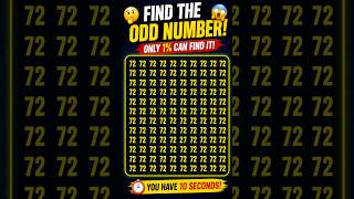 FIND THE ODD NUMBER 👀 | ONLY 1% CAN FIND IT! 🔥