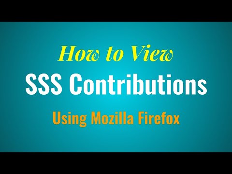 How to Check SSS Contributions ONLINEOS4 Loadering Mozilla Firefox - July 11, 2015