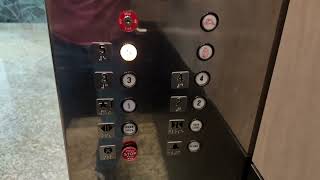 Vintage 1982 Dover Computamatic Traction Elevators at Parkwood One, The Woodlands, TX (4K Retake)