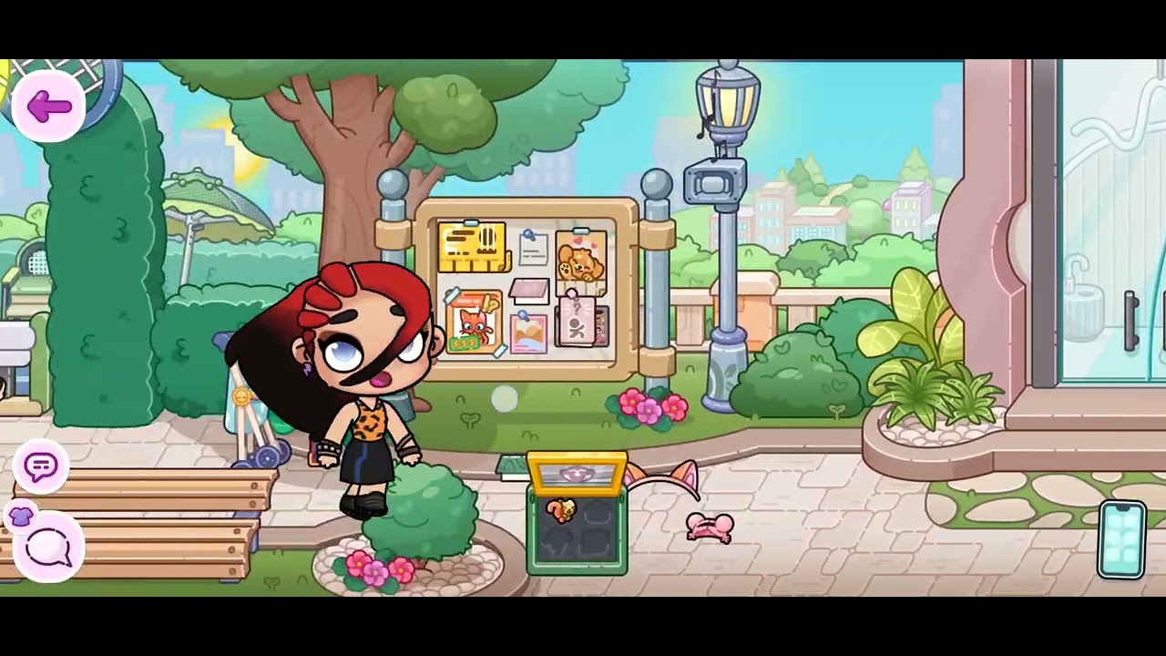 Romina se porta mal en la guardería en avatar world 