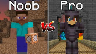 Minecraft, if Noobs were SMARTER than Pros