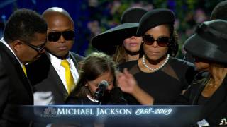 Famous Paris Michael Katherine Jackson at memorial "I love him so much" HD Profile