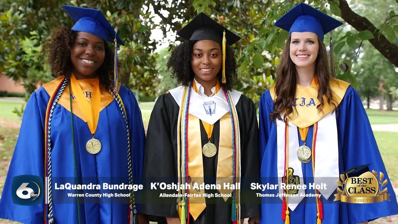 Best of the Class 2017 LaQuandra Bundrage, K’Oshjah Adena Hall, Skylar