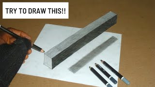 Famous 3D Art On Paper Easy Floating Rectangular Block Trick Profile