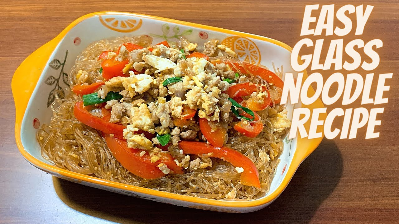EASY GLASS NOODLE RECIPE STIR FRY GLASS NOODLE RECIPE GREEN BEAN VERMICELLI RECIPE YouTube
