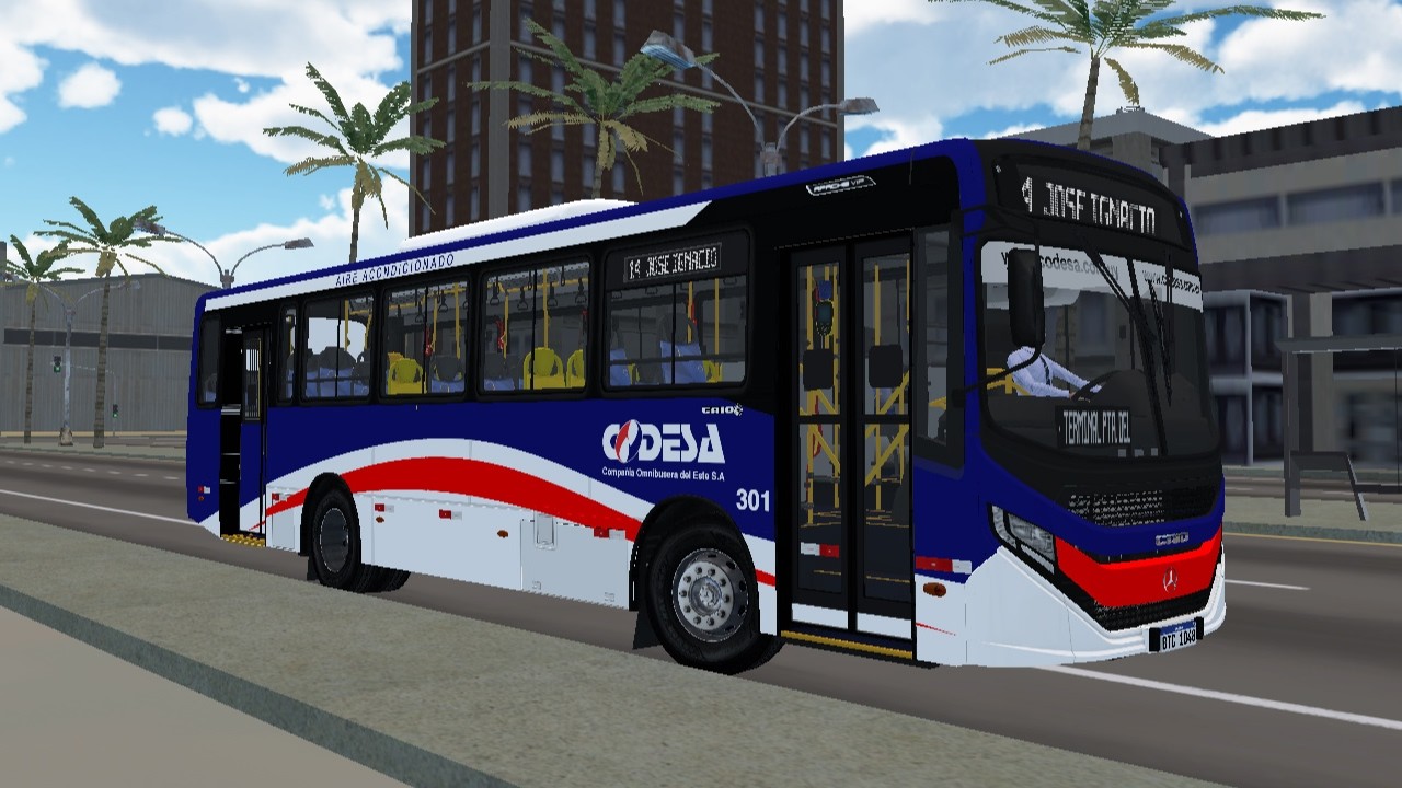 Caio Apache Vip V (Dos Puertas) | Mercedes Benz OF-1724 | CODESA | Proton Bus Simulator Urbano