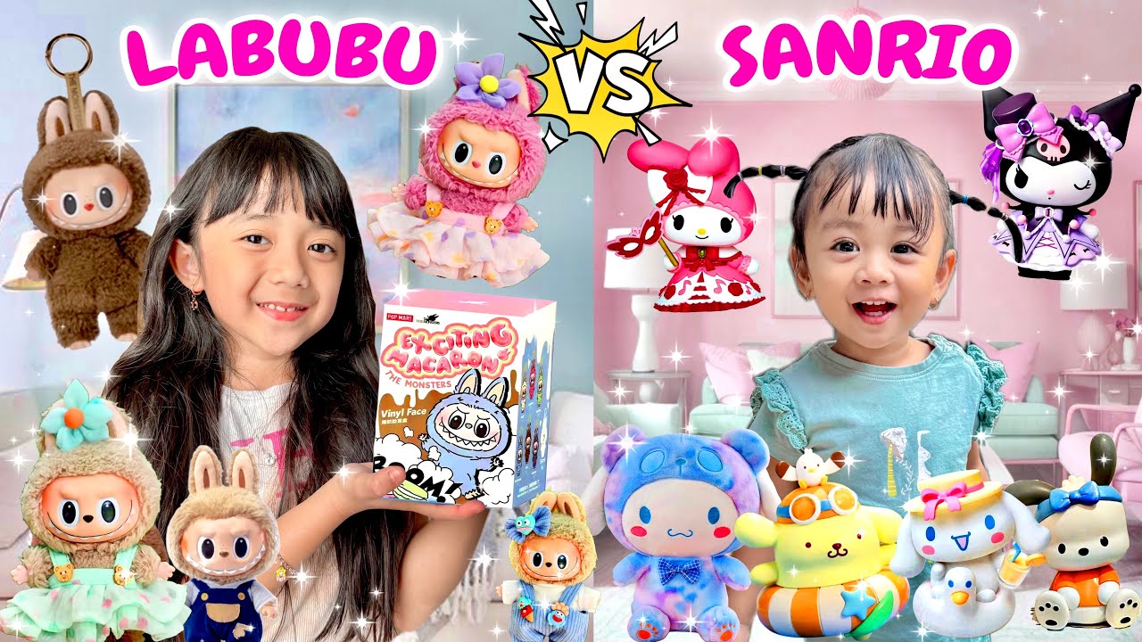 SAMANTHA BERBURU MAINAN LABUBU VS SANRIO DI PASAR ASEMKA VIRAL JAKARTA !! BARENG ADIK AUDREY BORONG