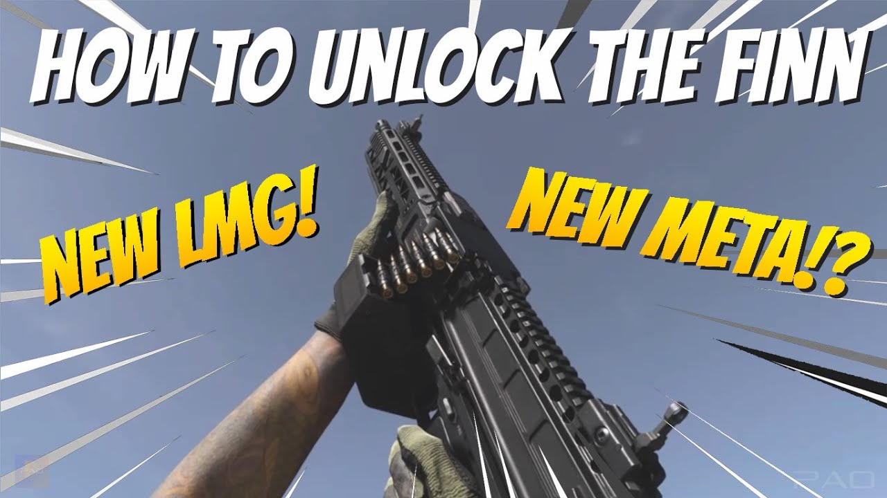 HOW TO UNLOCK THE FINN LMG in less that 10 minutes! (Call of Duty Modern Warfare)