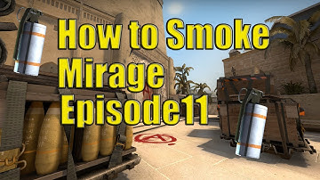 CS:GO How to Smoke Mirage: #11 Retake B market smoke