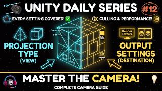 Stop Getting Confused! Unity Camera Projections & Settings Explained |Unity Daily #12 || Learn Unity