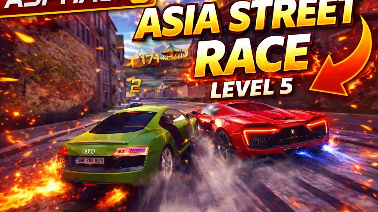 Car Racing Challenge 💥 Asphalt 8 Asia Street Mode