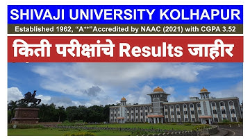 Results Declared कोणत्या परीक्षांचे निकाल जाहीर Exam Updates शिवाजी विद्यापीठ Shivaji University