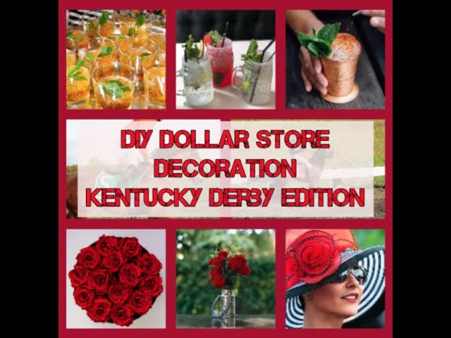 DIY Dollar Tree Kentucky Derby Decorations 