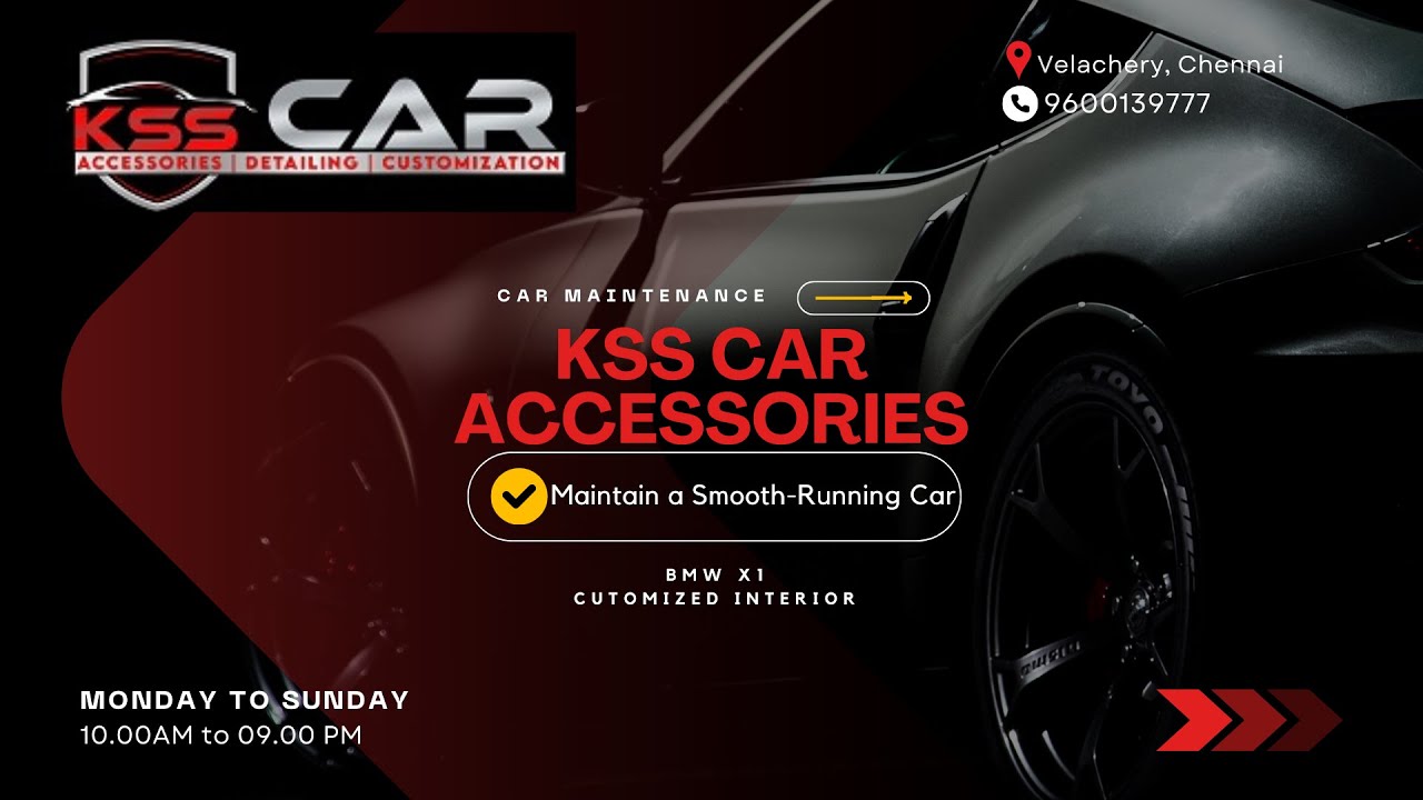 BMW X1 Customized Interiors KSS Car Accessories Chennai