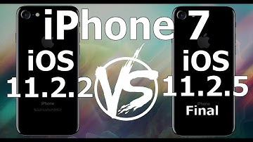 iPhone 7 : iOS 11.2.5 Final vs iOS 11.2.2 Speed Test Build 15D60
