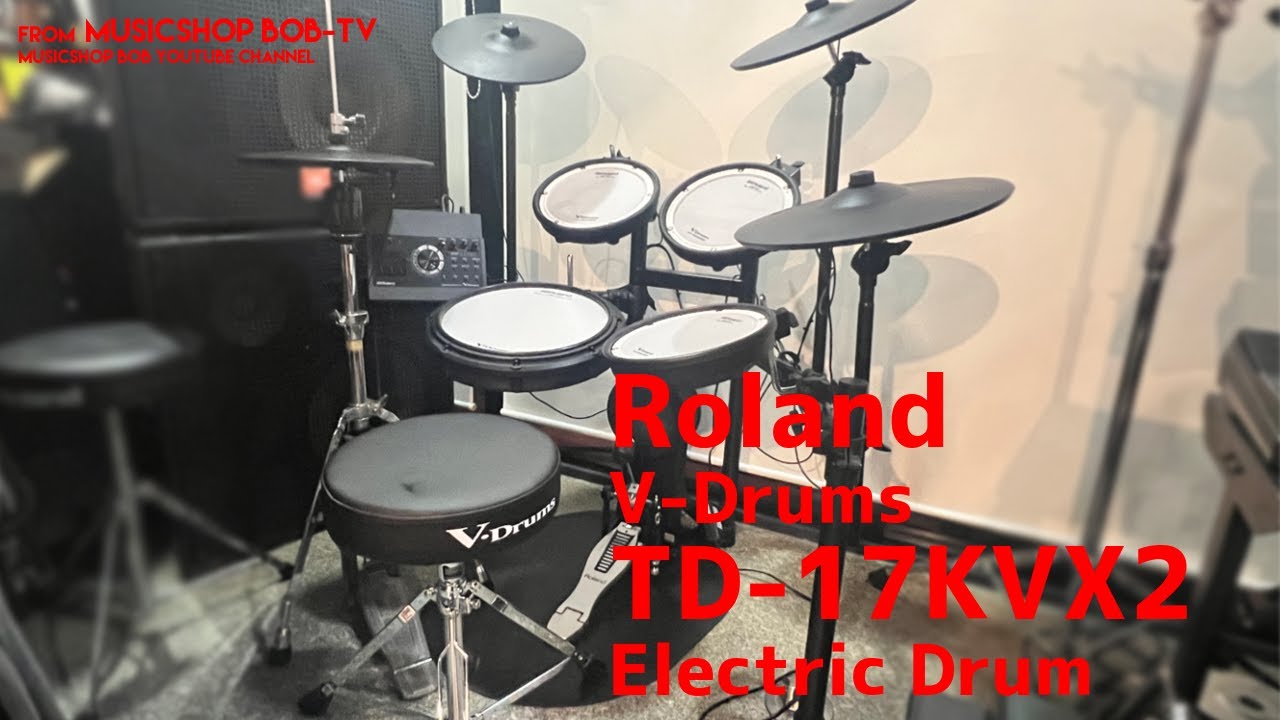 Roland V-Drums TD-17KVX2【商品紹介】電子ドラムセット《売却済》#Roland #Vdrums #電子ドラム #ボブ楽器店  #鹿嶋市 #楽器店 #楽器屋 #ドラム